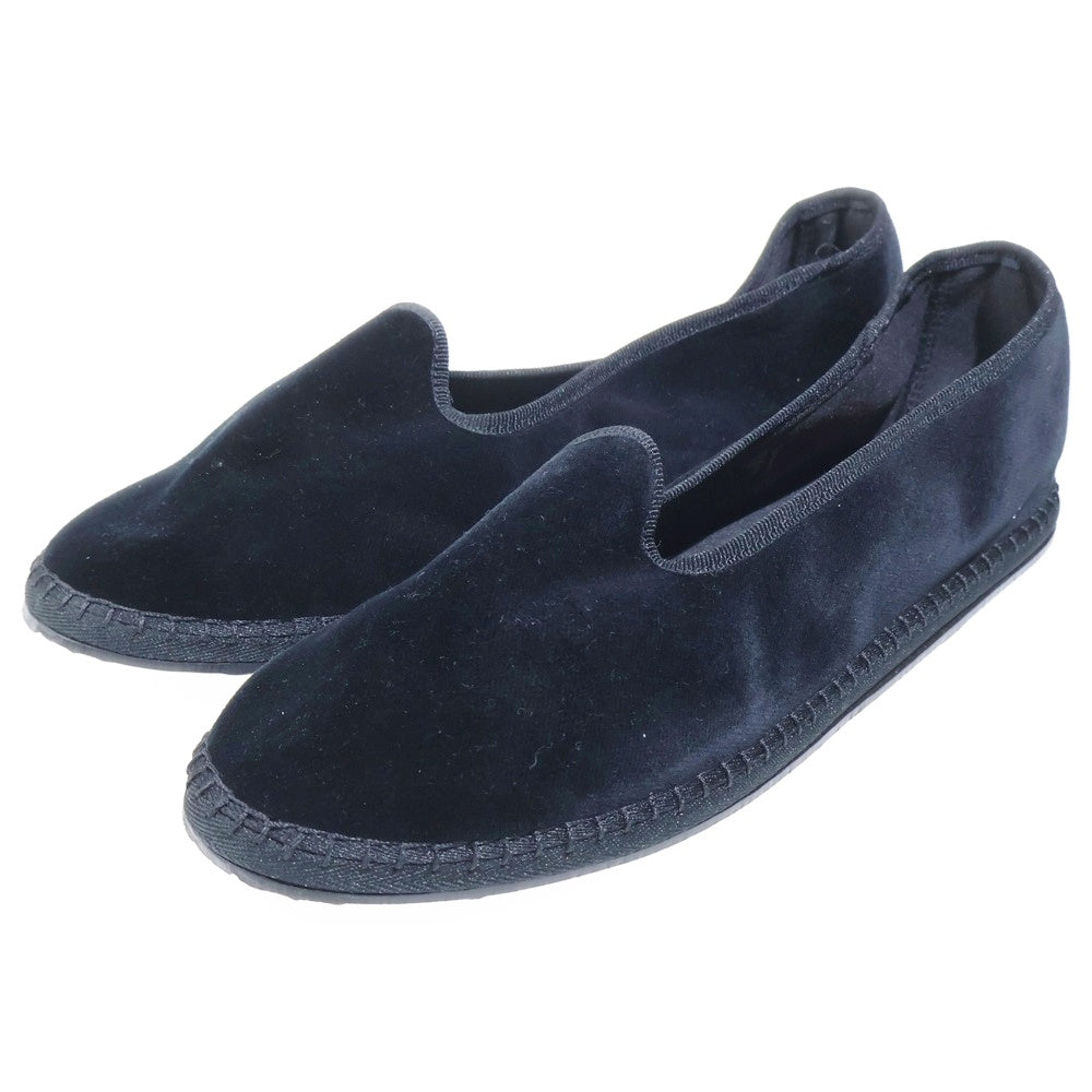 NO BRAND(ノーブランド) VIBI VENEZIA(ヴィヴィ ヴェネチア) Velvet Flats ベロア フラットシューズ ローカットスニーカー ブラック