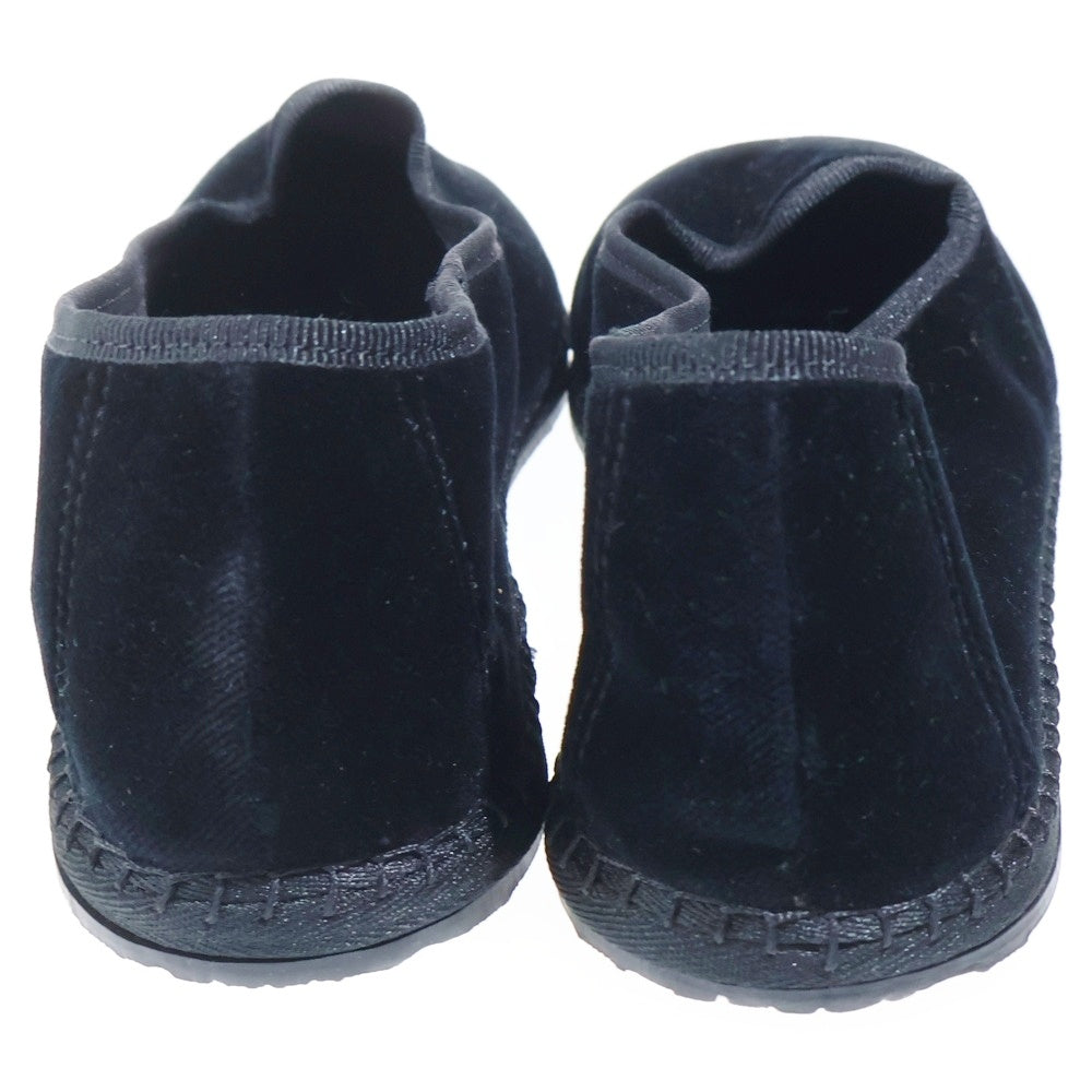 NO BRAND(ノーブランド) VIBI VENEZIA(ヴィヴィ ヴェネチア) Velvet Flats ベロア フラットシューズ ローカットスニーカー ブラック