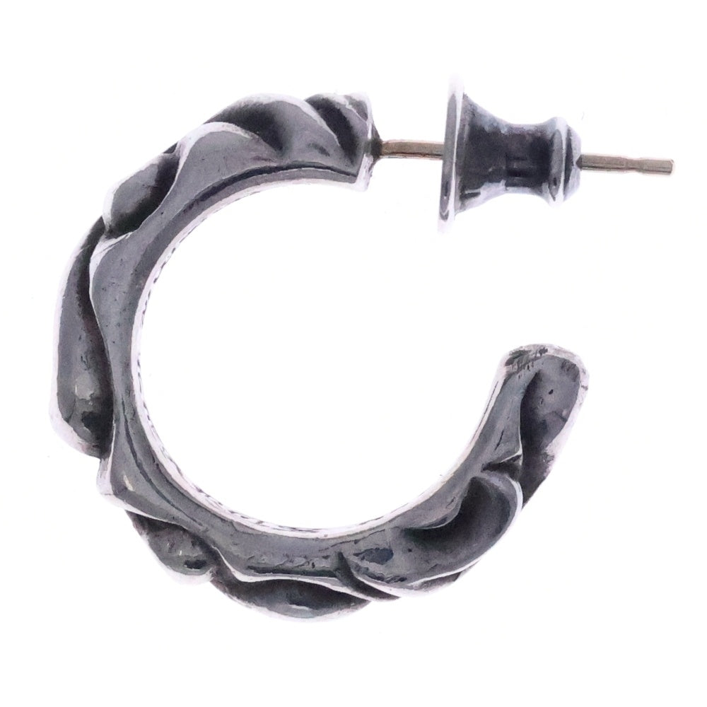 CHROME HEARTS(クロムハーツ) HOOP SCROOL スクロール フープピアス シルバー BCA102