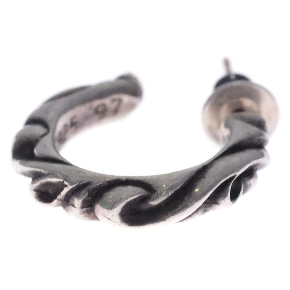 CHROME HEARTS(クロムハーツ) HOOP SCROOL スクロール フープピアス シルバー BCA102