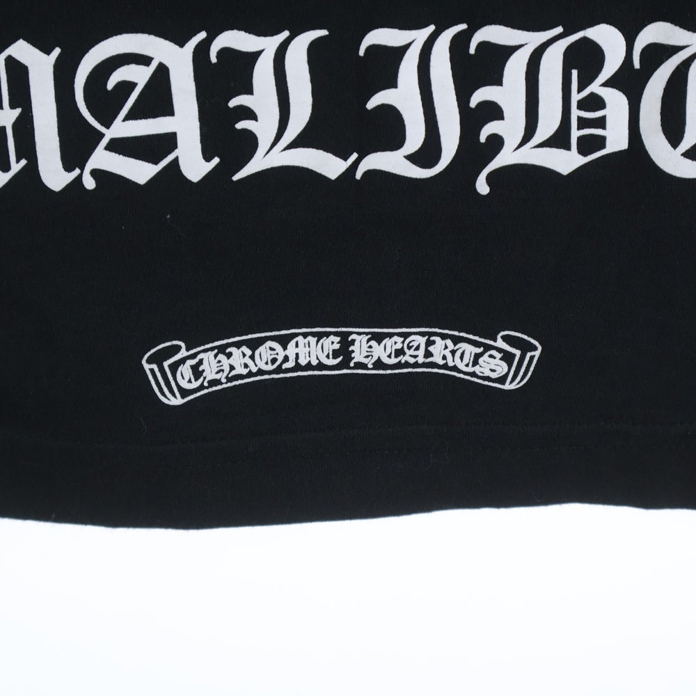 CHROME HEARTS(クロムハーツ) CH L/S T-SHIRT LTD MALIBU マリブ限定 アームフローラル バックホースシュープリント 長袖Tシャツ ロンT ブラック