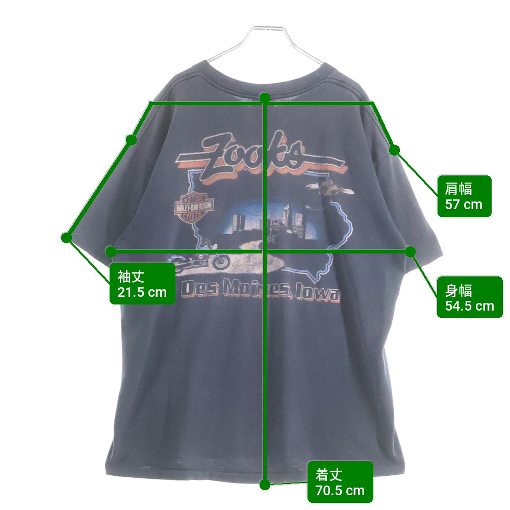VINTAGE(ヴィンテージ) 90S Harley-Davidson T-Shirt ハーレーダビッドソン 半袖Tシャツ グレー