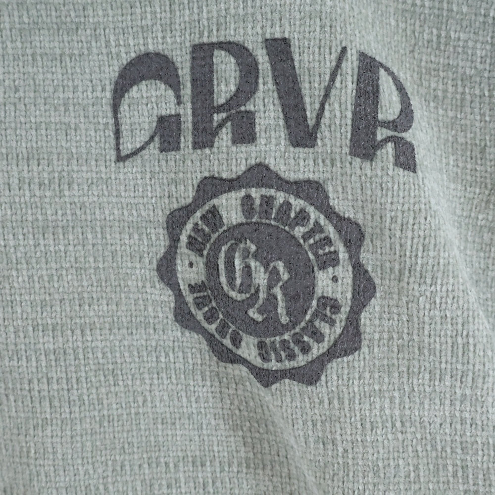 NO BRAND(ノーブランド) GROVE グローブ 22AW ABEL KNT アベル 半袖ニット Tシャツ カットソー グレー レディース