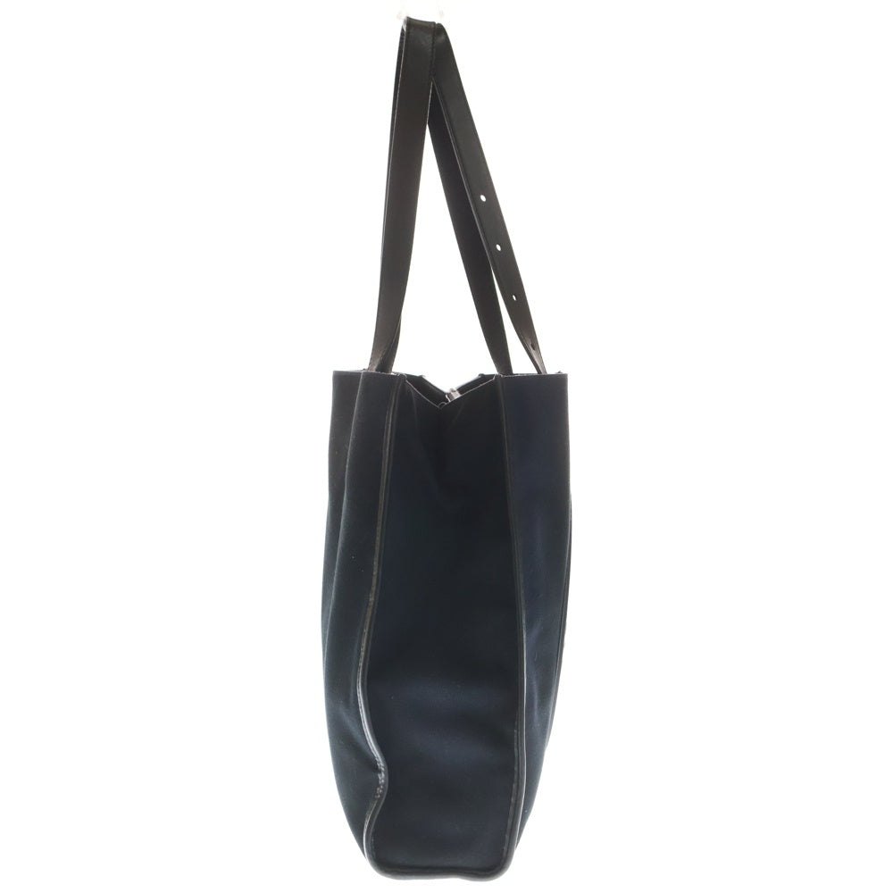 FENDI(フェンディ) Logo Tote Bag ロゴ キャンバストートバッグ ブラック 7VA435