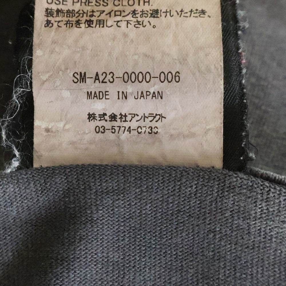 SAINT MICHAEL(セントマイケル) 23AW SURVIVE L/S TEE サバイブ クルーネック 長袖カットソー Tシャツ グレー SM-A23-0000-006