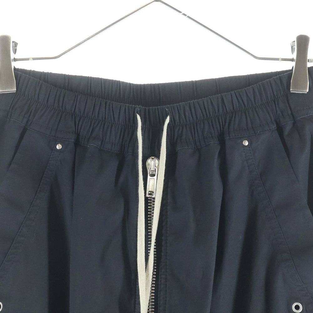Rick Owens(リックオウエンス) 23SS CARGO BELAS カーゴベラ ドローストリングワイドカーゴパンツ ブラック RU01C4339-TE