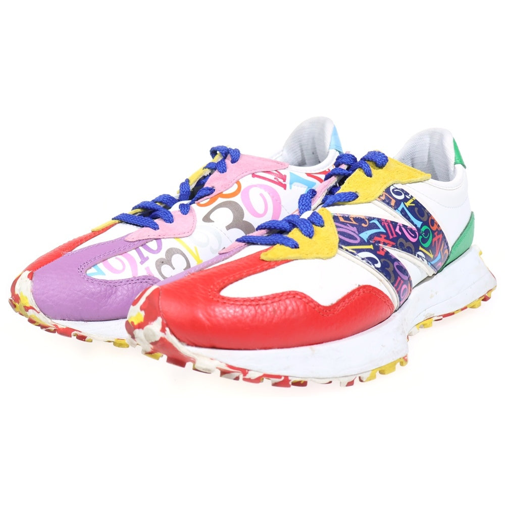 New Balance(ニューバランス) ×Frank Muller フランクミュラー レザー レースアップ ローカットスニーカー マルチカラー MS327FMB
