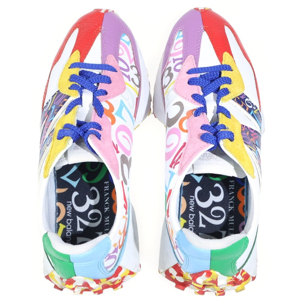 New Balance(ニューバランス) ×Frank Muller フランクミュラー レザー レースアップ ローカットスニーカー マルチカラー MS327FMB
