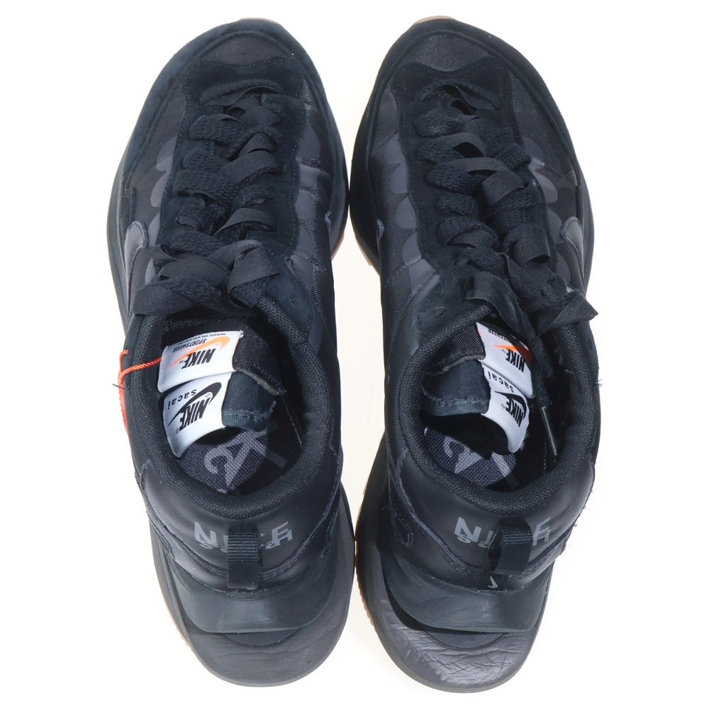 NIKE(ナイキ) ×sacai VAPOR WAFFLE BLACK GUM サカイ ヴェイパーワッフル ブラックガム ローカットスニーカー US9/27cm ブラック DD1875-001