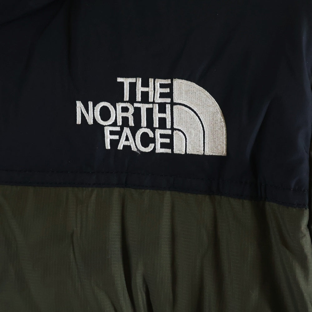 THE NORTH FACE(ザノースフェイス) Nuptse Hoodie ヌプシ フーディ ダウンジャケット カーキ/ブラック ND92041R