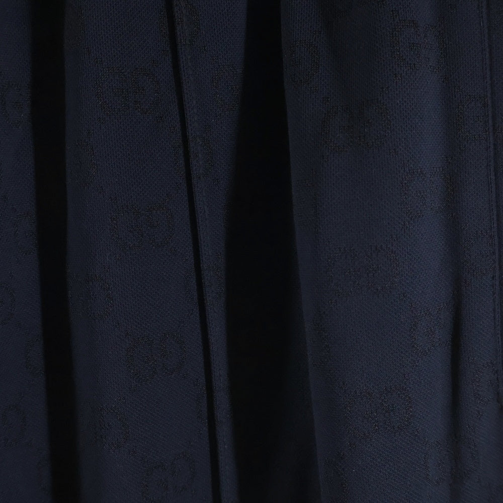 GUCCI(グッチ) GGジャカード テクニカルジャージー ワイドレッグパンツ ネイビー 814182 XJG1Y