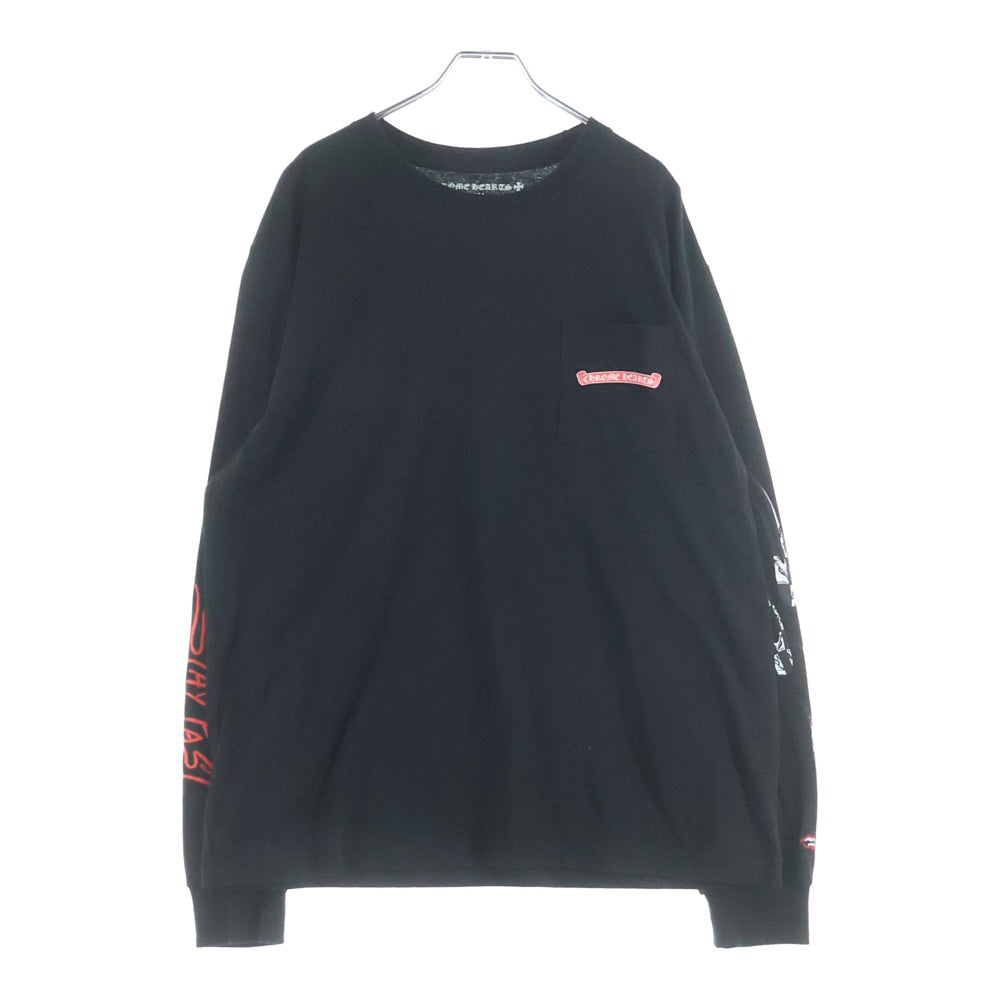 CHROME HEARTS(クロムハーツ) MATTY BOY PPO STAY FAST RACE TEAM L/S T-SHIRT マッティボーイ 長袖Tシャツ ロンT ブラック