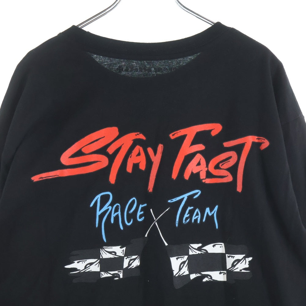 CHROME HEARTS(クロムハーツ) MATTY BOY PPO STAY FAST RACE TEAM L/S T-SHIRT マッティボーイ 長袖Tシャツ ロンT ブラック