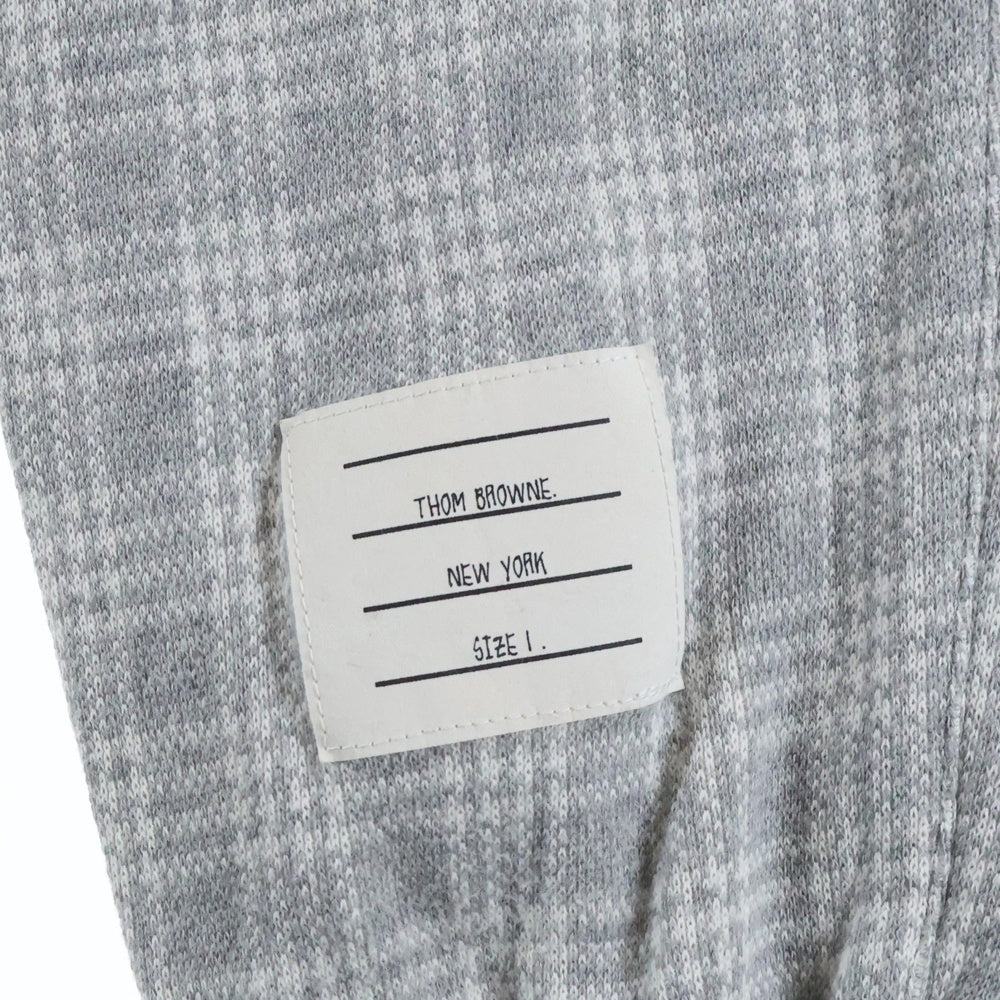 THOM BROWNE(トムブラウン) Check Sweatpants チェックスウェットパンツ グレー MJQ133A-07993055