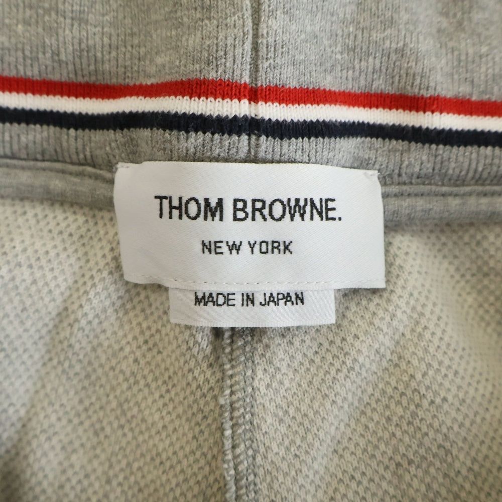 THOM BROWNE(トムブラウン) Check Sweatpants チェックスウェットパンツ グレー MJQ133A-07993055