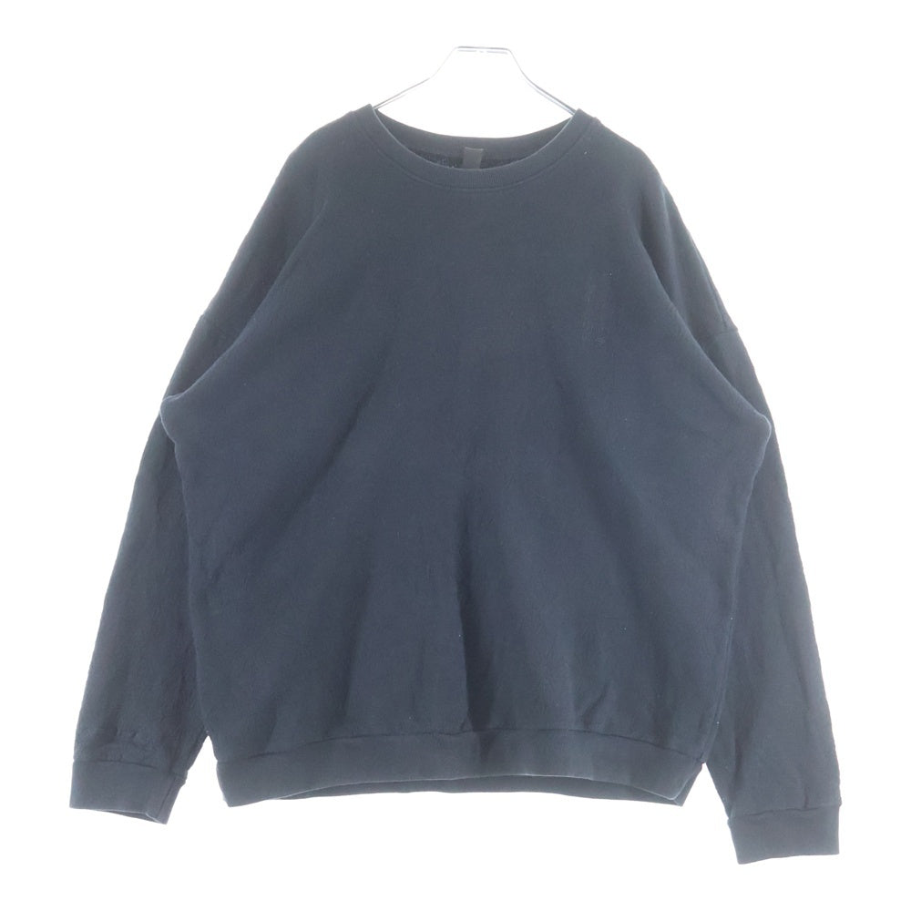 CHROME HEARTS(クロムハーツ) Y NOT Vertical Logo Embroidery CH Plus Sweat Shirt ワイノット ヴァーティカルロゴ刺繍 CHプラス総柄 スウェットシャツ ブラック