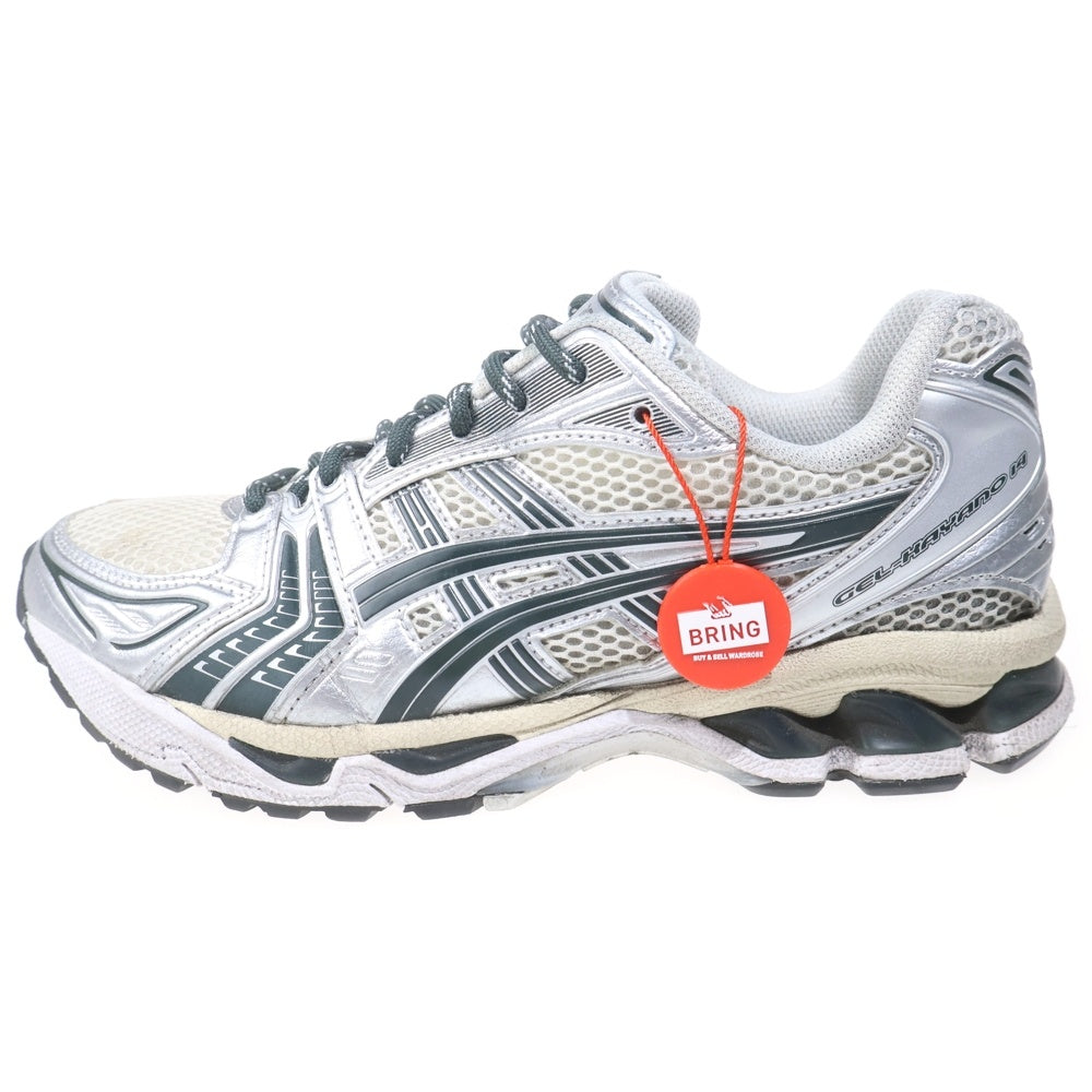 ASICS(アシックス) ×KITH Vintage Tech GEL-KAYANO14 キス ヴィンテージテック ゲルカヤノ14 ローカットスニーカー グレー US7.5/25.5cm 1203A566-100