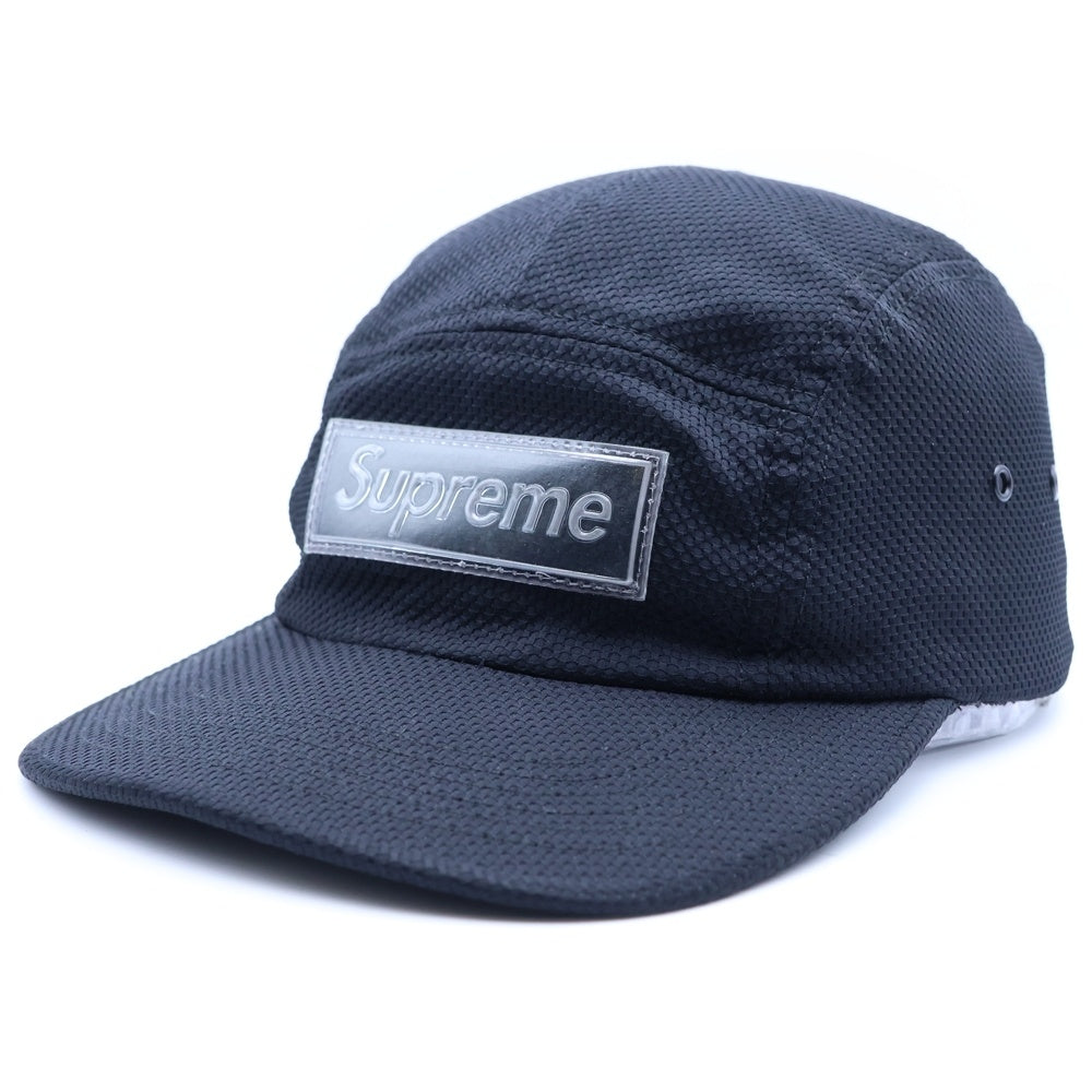 SUPREME(シュプリーム) 18SS Nylon Pique Camp Cap ナイロン ピケ キャンプ キャップ 帽子 ブラック