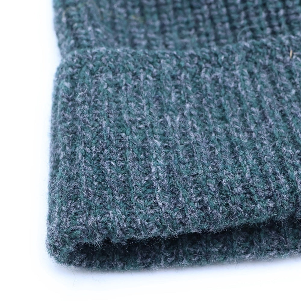 NEIGHBORHOOD(ネイバーフッド) JP BEANIE JP ウール ビーニー ニット帽 帽子 グレー/グリーン 252FUNH-HT01