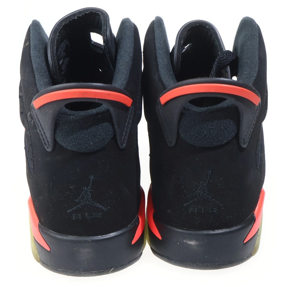 NIKE(ナイキ) AIR JORDAN 6 RETRO INFRARED BLACK 2014 エアジョーダン6 レトロ インフラレッド ブラック ハイカットスニーカー US7Y/25cm 384665-023