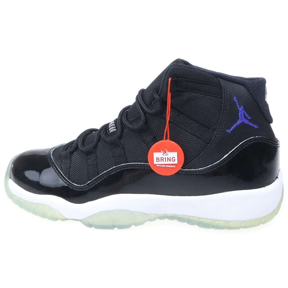 NIKE(ナイキ) AIR JORDAN11 RETRO GS SPACE JAM エアジョーダン11 スペースジャム ミッドカットスニーカー ブラック US7Y/25cm 378038-003