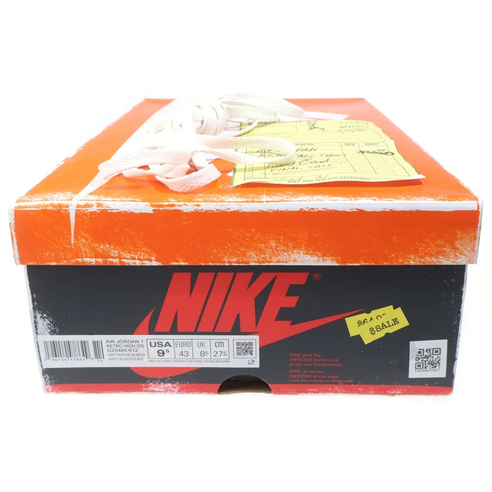 NIKE(ナイキ) AIR JORDAN 1 HIGH OG CHICAGO LOST & FOUND DZ5485-612 エアジョーダン1 ハイカットスニーカー US9.5/27.5cm