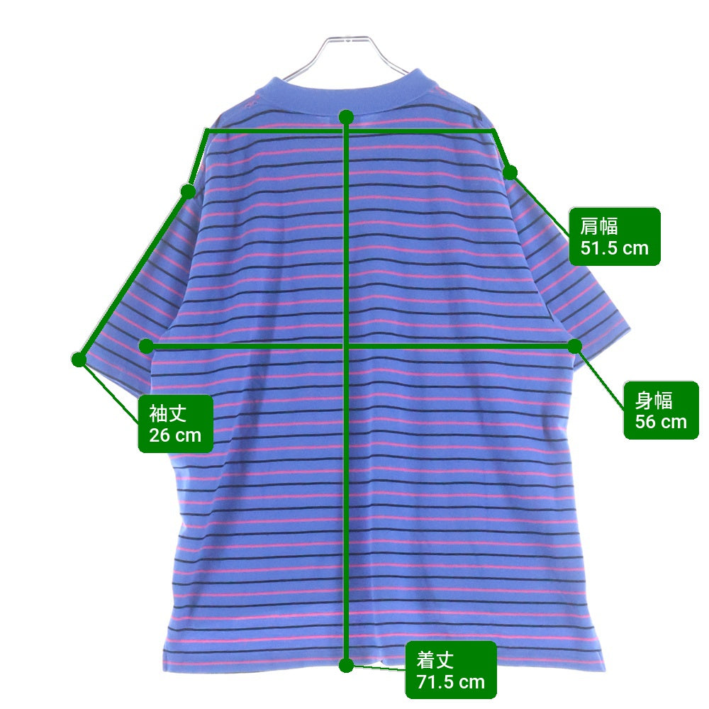 BALENCIAGA(バレンシアガ) 25SS Laurel Classic Polo ローレル クラシック ポロシャツ 半袖シャツ ブルー 828531 TSVF7