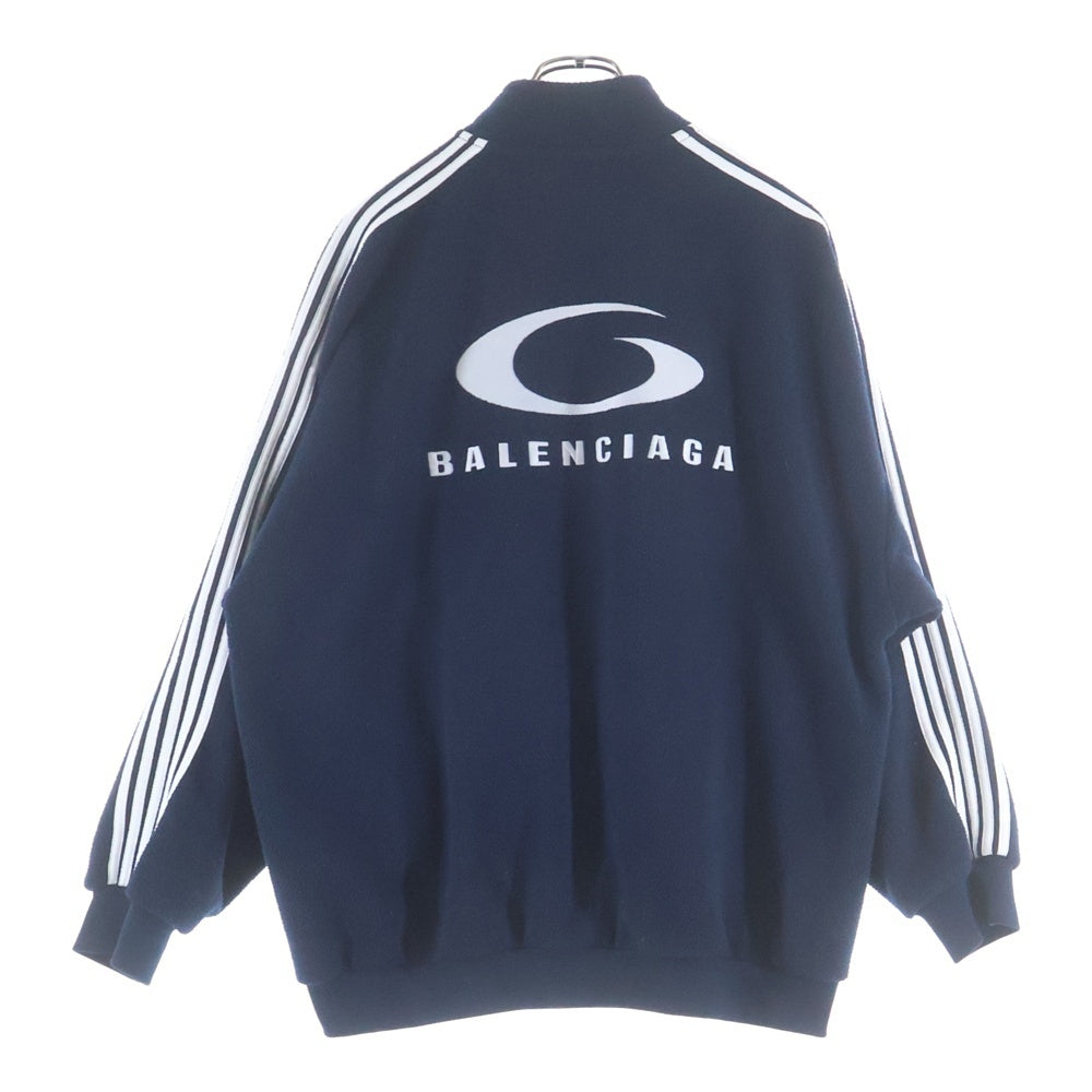 BALENCIAGA(バレンシアガ) 25AW Zip Up Boa Jacket ジップアップ ボアジャケット ネイビー 829406 TRVJ9