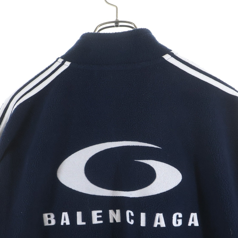 BALENCIAGA(バレンシアガ) 25AW Zip Up Boa Jacket ジップアップ ボアジャケット ネイビー 829406 TRVJ9