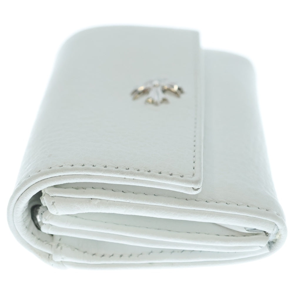 CHROME HEARTS(クロムハーツ) TINY WALLET タイニーレザーウォレット CHプラスボタン 財布 ブラック