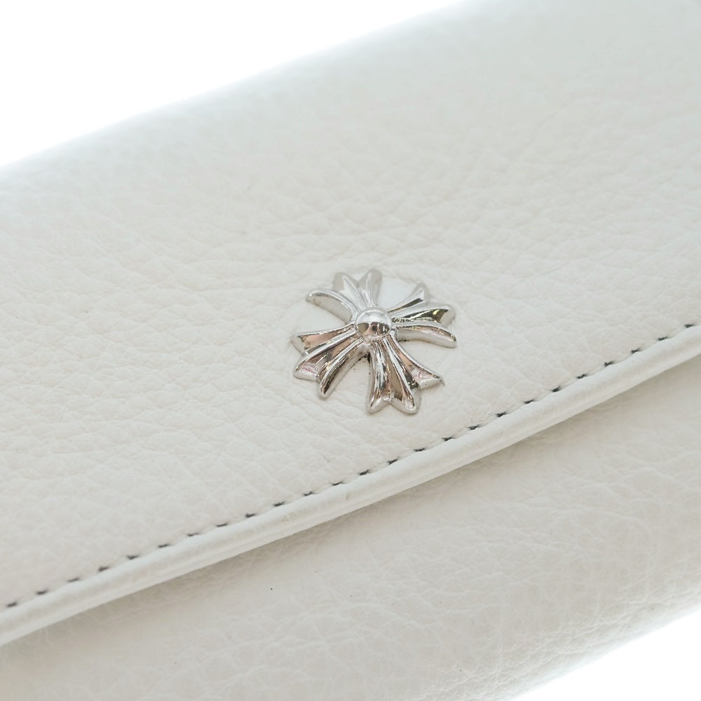 CHROME HEARTS(クロムハーツ) TINY WALLET タイニーレザーウォレット CHプラスボタン 財布 ブラック