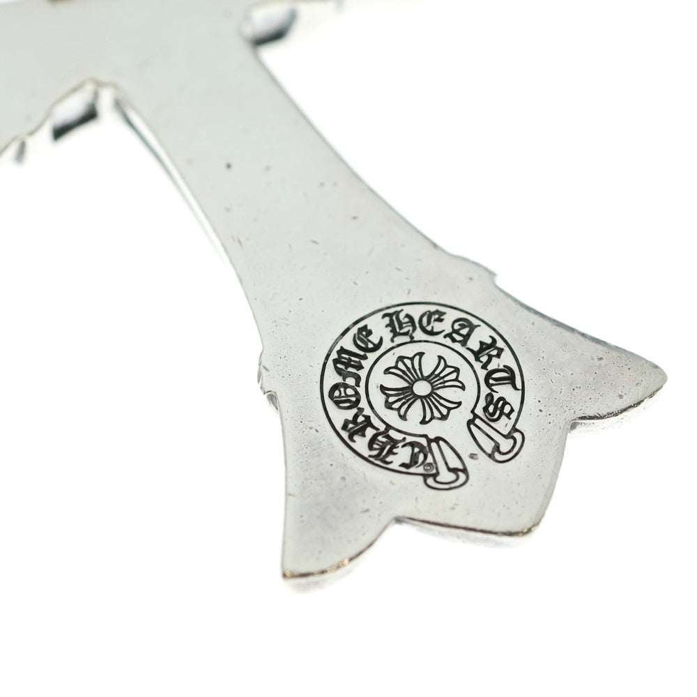 CHROME HEARTS(クロムハーツ) DBL CH CRS LG ラージ ダブルCHクロスペンダントトップ シルバー BCA246