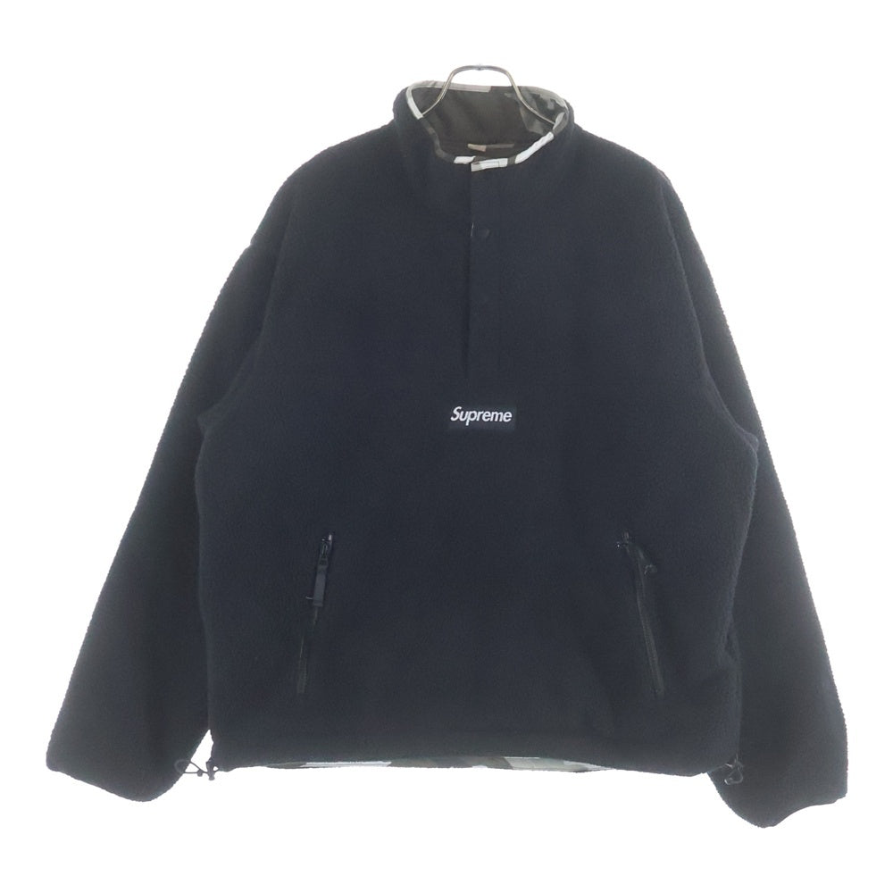 SUPREME(シュプリーム) 25AW Polartec Shearling Reversible Pullover ポーラテック シアリング カモフラージュ 迷彩 ハーフジップリバーシブルフリースジャケット ナイロンジャケット