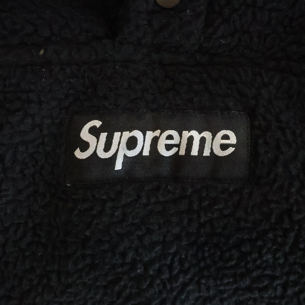 SUPREME(シュプリーム) 25AW Polartec Shearling Reversible Pullover ポーラテック シアリング カモフラージュ 迷彩 ハーフジップリバーシブルフリースジャケット ナイロンジャケット