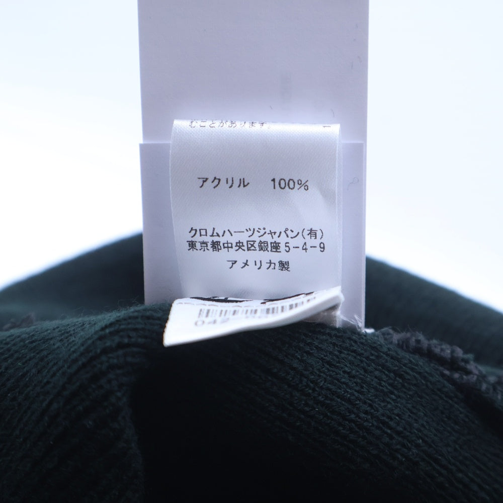 CHROME HEARTS(クロムハーツ) WOOL WATCH CAP CHロゴ刺繍 ビーニー ニット帽 帽子 ブラック