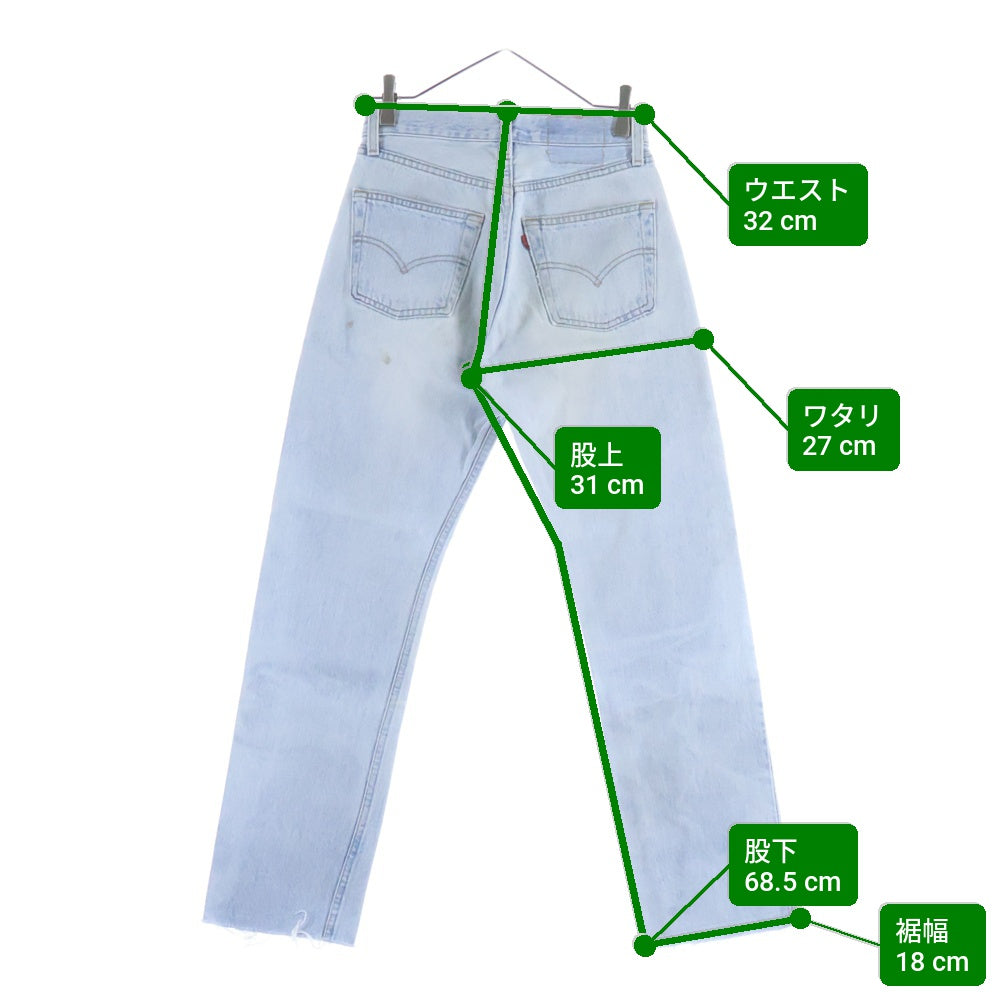 Levi's(リーバイス) 90S 501 Denim Pants ボタン裏544 ボタンフライ ストレートデニムパンツ ジーンズ インディゴ 6501-0131 レディース