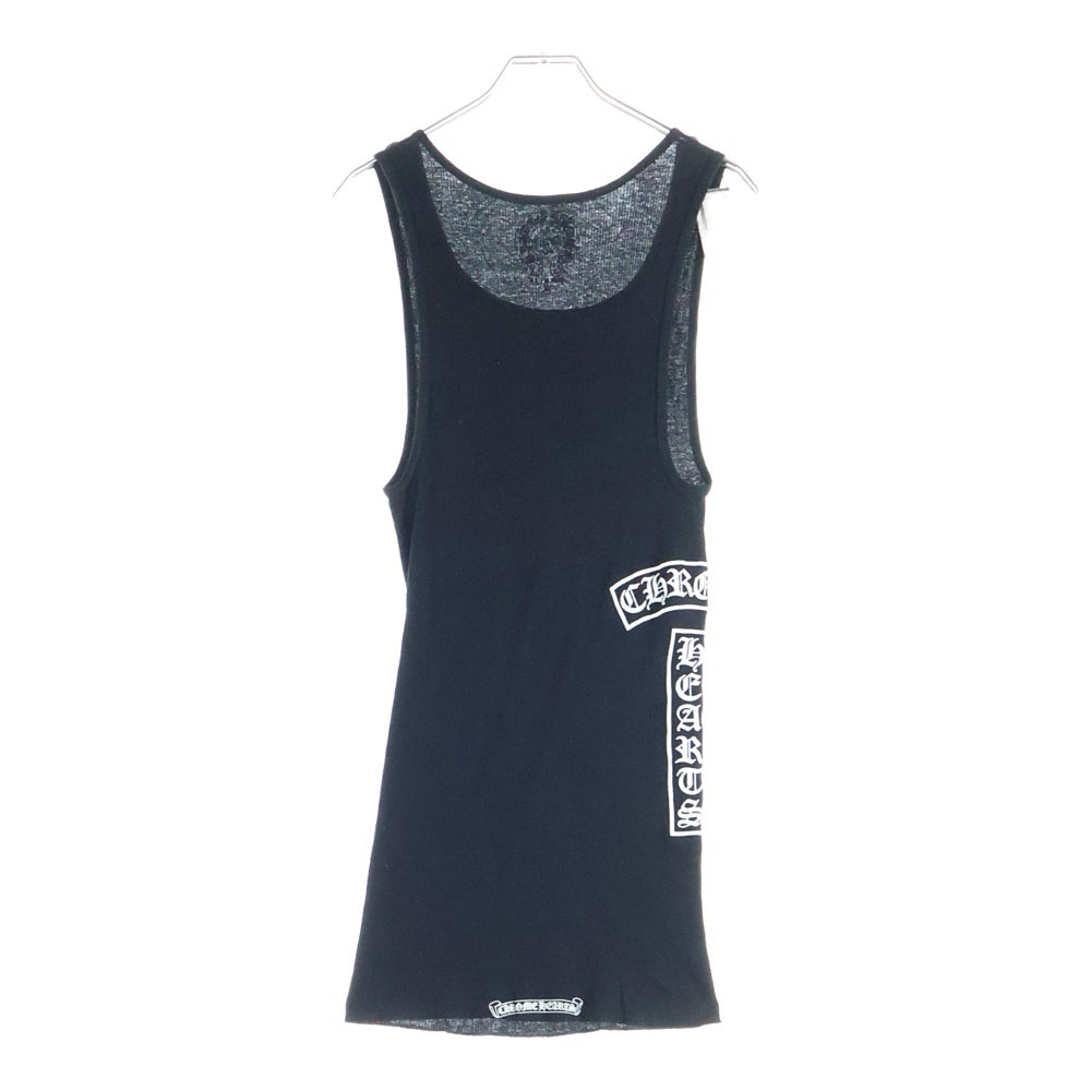 CHROME HEARTS(クロムハーツ) RIB TANK T BAR タンクトップ ノースリーブシャツ ブラック