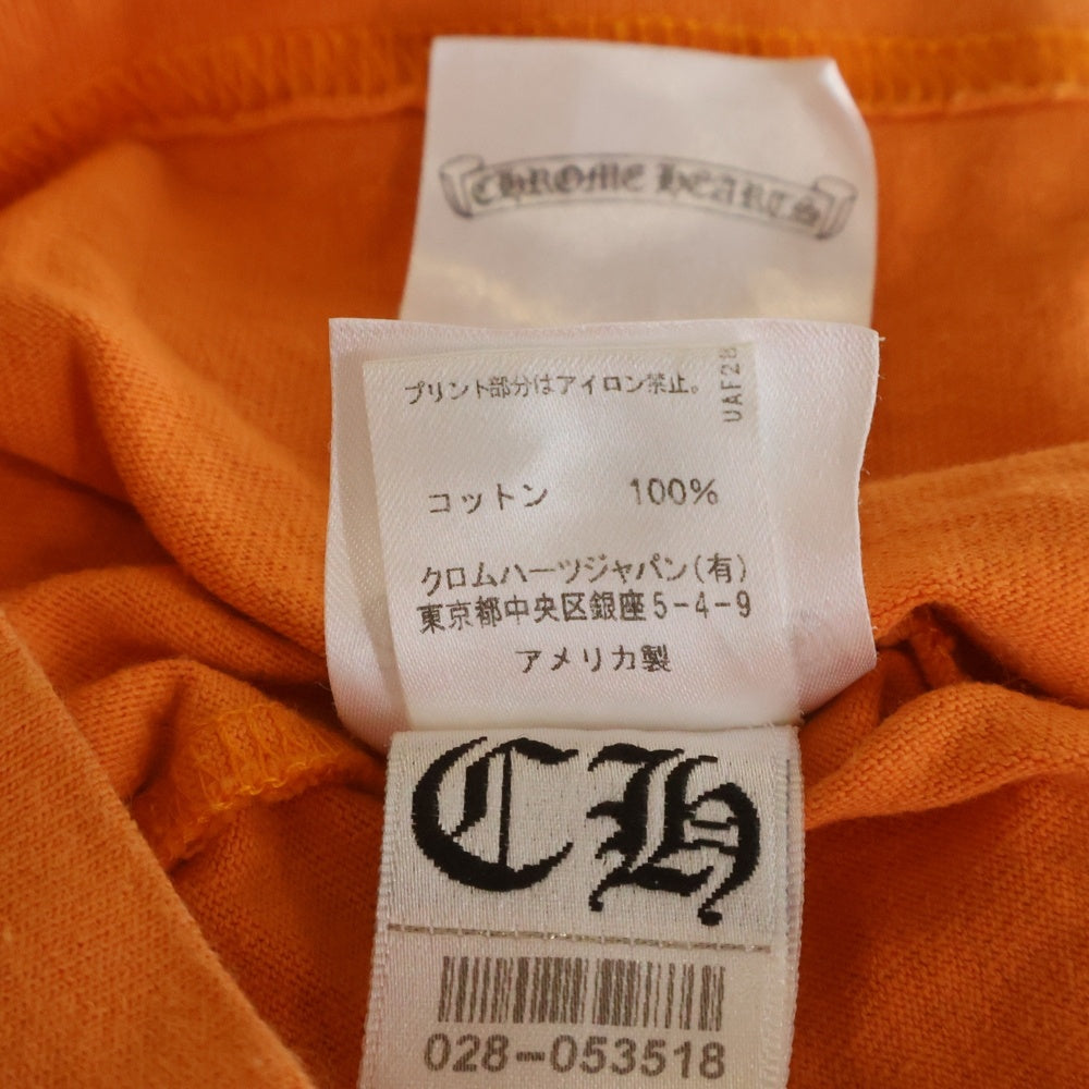 CHROME HEARTS(クロムハーツ) VINE DAGGER T-SHIRT ヴァインダガー 半袖Tシャツ オレンジ