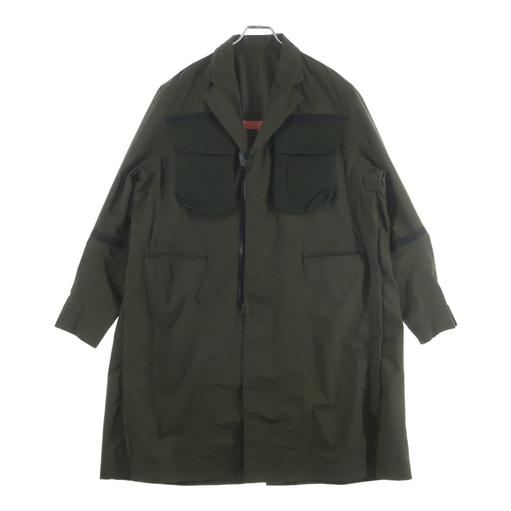 Sacai(サカイ) 22SS Ripstop Nylon Military Coat リップストップ ミリタリーナイロンコート ジャケット カーキ 22-02740M