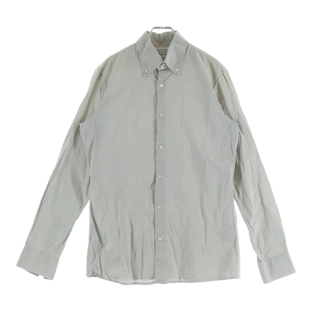 Maison Margiela(メゾンマルジェラ) 02SS Cotton L/S Shirt 長袖シャツ グレー