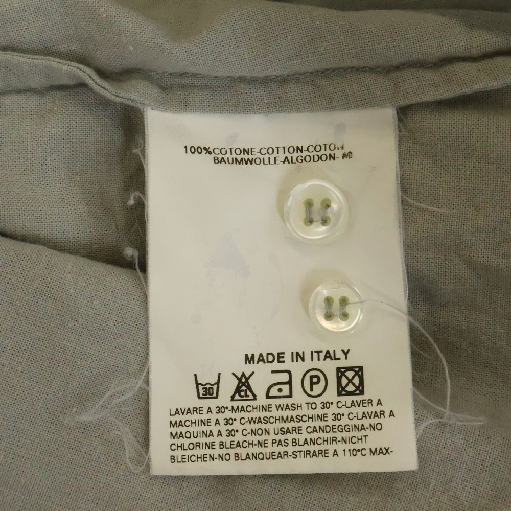 Maison Margiela(メゾンマルジェラ) 02SS Cotton L/S Shirt 長袖シャツ グレー