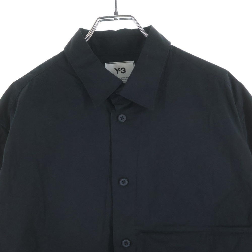Y-3(ワイスリー) M CLASSIC LONG SHIRT 長袖シャツ ブラック GV4218