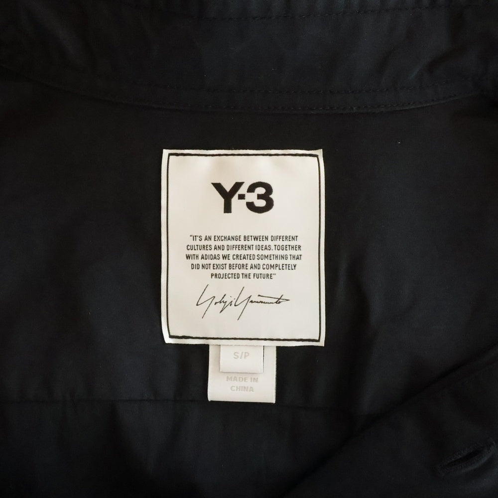 Y-3(ワイスリー) M CLASSIC LONG SHIRT 長袖シャツ ブラック GV4218