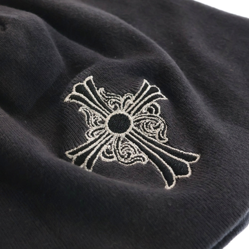 CHROME HEARTS(クロムハーツ) OLD BEANIE CHクロス刺繍 ビーニー ニット帽 ネイビー