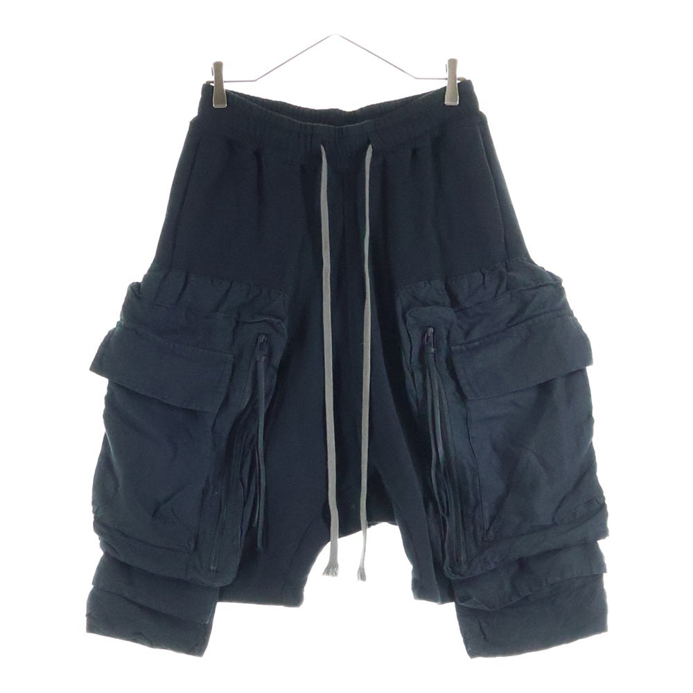 A.F ARTEFACT(エーエフアーティファクト) Big Pocket Shorts ビッグポケットショーツ 七分丈 ブラック