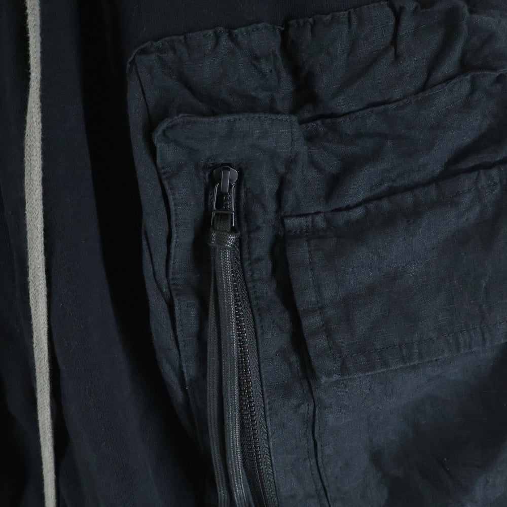 A.F ARTEFACT(エーエフアーティファクト) Big Pocket Shorts ビッグポケットショーツ 七分丈 ブラック