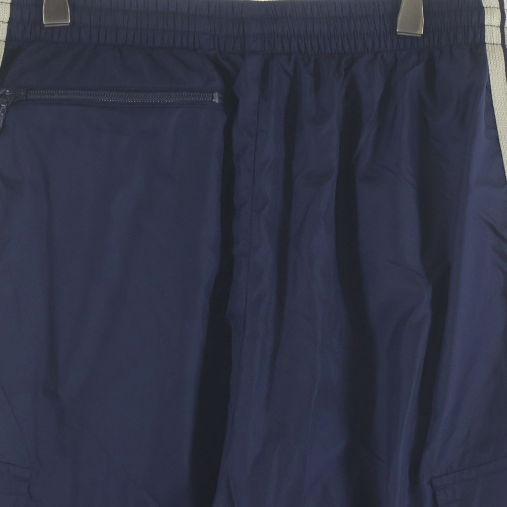 Needles(ニードルス) 25AW LHP別注 BDU H.D TRACK PANT ロゴ刺繍 ナイロントラックパンツ ネイビー QV1600