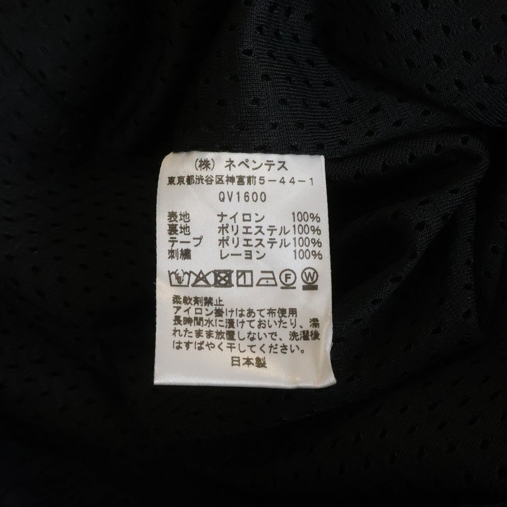 Needles(ニードルス) 25AW LHP別注 BDU H.D TRACK PANT ロゴ刺繍 ナイロントラックパンツ ネイビー QV1600