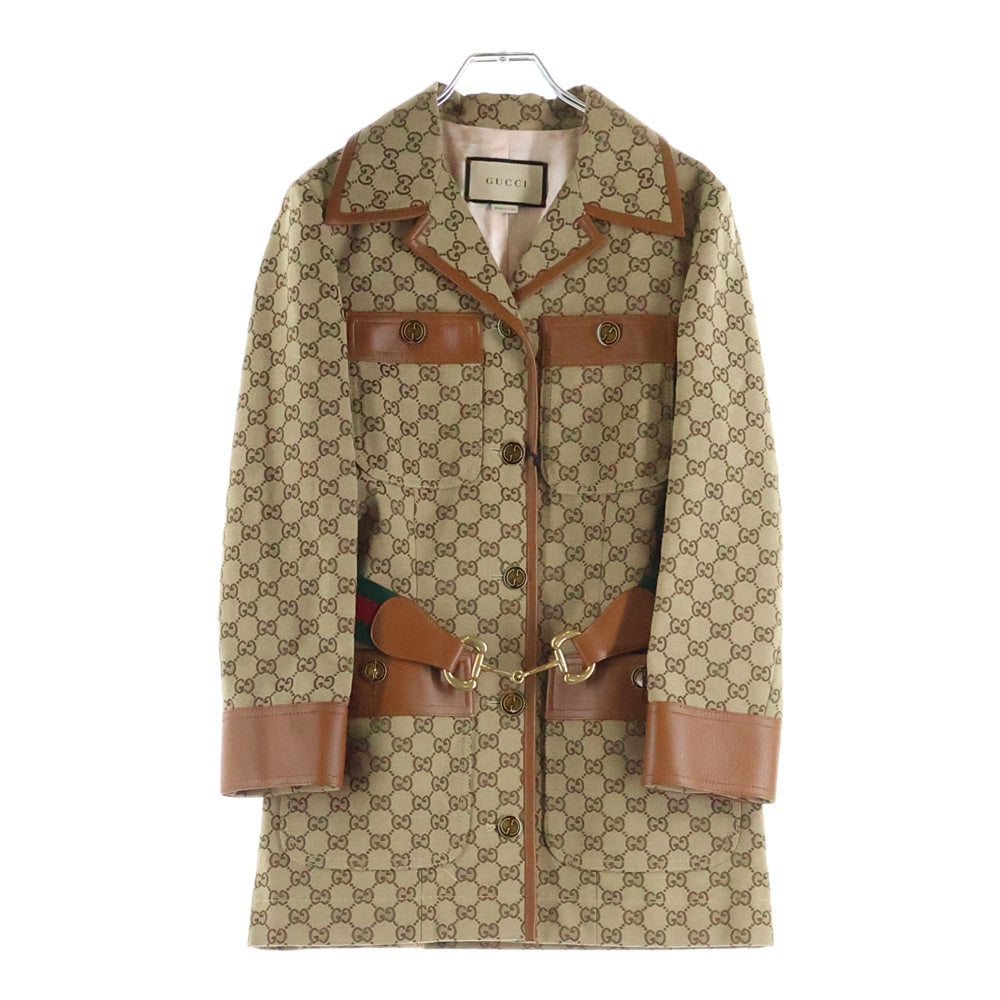 GUCCI(グッチ) GG PatternTailored Jacket GGパターン テーラードジャケット ベージュ 682302 Z8AWR レディース