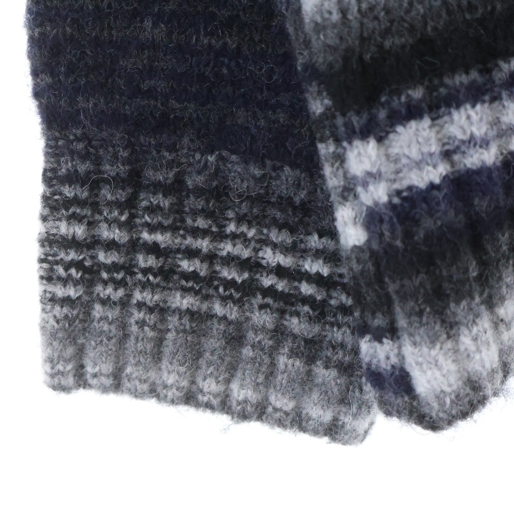 LOEWE(ロエベ) 24AW Jacquard Design Sweater ジャカード デザイン ニットセーター グレー